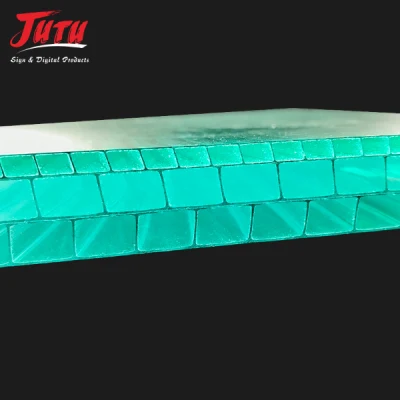 Venta caliente Durabilidad Invernadero Panel PVC Sun Termoplástico Ridge Hoja de policarbonato corrugado